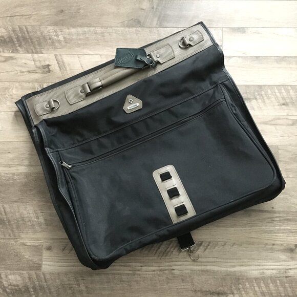 Vintage Samsonite Travel Garment Suitcase with Extra Garment Bag - Picture 1 of 15